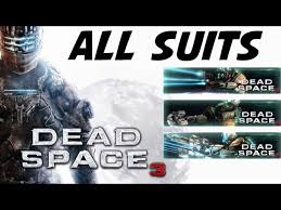 After you put that first suit on in chapter 2 your item slots go from 15 cosplay armor, cosplay costume, security suit, dead space rig. Dead Space 3 All Suits Youtube