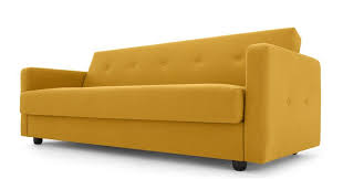 Chou Slaapbank Met Opbergruimte Botergeel Made Com Slaapbank Bedden Opslag Bed