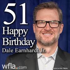 HAPPY BIRTHDAY 🎉 Happy 51st birthday to racing driver Dale Earnhardt Jr.!  https://www.wfla.com/