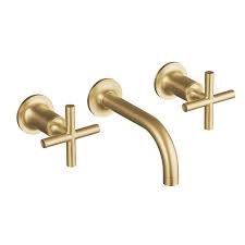 Purist® pivoting toilet paper holder. Shop Kohler Purist Vibrant Moderne Brushed Gold 2 Handle Widespread Watersense Bathroom Faucet At Lowes Com Bathroom Faucets Wall Mount Faucet Bathroom Faucet