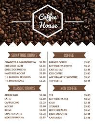 Coffee Shop Menu Template Click To Customize Coffee Shop Menu Coffee Menu Menu Flyer