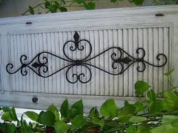 Large Black Architectural Iron Wall Scroll Scrolly Sculpture Iron Wall Decor Wrought Iron Wall Decor Outdoor Wall Decor