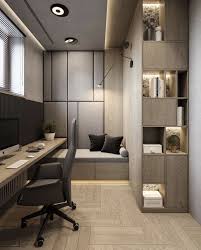 Fold Over Down Desk To Cover Day Bed Home Office Design Bedroom Design Home Office Setup