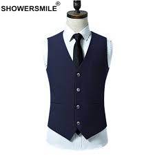 Online shopping a variety of best navy suit vest at dhgate.com. Showersmile Navy Blue Suit Vest Mens Waistcoats Weddings Style 4xl Spring Autumn Sleeveless Jacket Plus Size Gilet Male Clothing Buy At The Price Of 26 44 In Aliexpress Com Imall Com