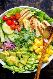 Chicken Mango Avocado Salad Natashaskitchen Com