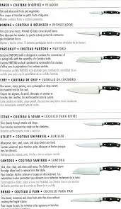 M Js Elegant Cuisine Kitchen Knife Use Guide In 2019