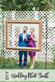 Diy Hanging Frame Wedding Photo Booth Handmade And Homegrown Diy Wedding Photo Booth Wedding Photo Booth Props Framed Wedding Photos