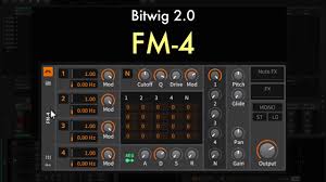 Welcome to the chat room! Bitwig 2 0 Fm 4 Overview Youtube