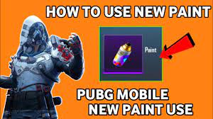 How To Use Guncraft Paint In Pubg Mobile Use New Paint In Pubg Mobile Pubg Guncraft Paint Use Youtube