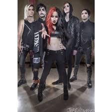 Pin By Kenzie Beale On My Polyvore Finds New Years Day Band Women In Music Ashley Costello