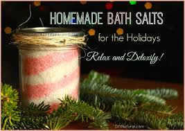 homemade bath salts relax and detox