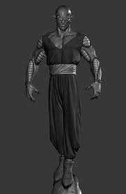 Piccolo Realistic Version For 3d Print Daniel Bel Piccolo Zbrush Digital Sculpture