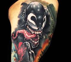 Venom vs spiderman tattoo by steve butcher | post 15510. Venom Tattoo By Bekker Konstantin Post 25898