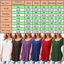 Womens Tops And Blouses Short Sleeve Tunics Plus Size Summer Shirts Red Xxl At Amazon Women S Clothing S Tunic Tops Short Sleeve Tunic Tops Blouse Short Sleeve