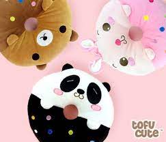 In The Round Kawaii Animals Cute Donuts Cute Stuffed Animals
