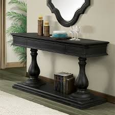 Parman Pedestal Console Table Furniture Riverside Furniture Console Table