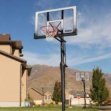 Lifetime Adjustable In Ground Basketball Hoop 52 Inch Polycarbonate