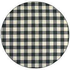 Black And White Buffalo Check Area Rug Gracie Oaks Simonton Casual Black Indoor Outdoor Area Rug Rug Size Rectangle 7 10 X 10 10 Black Area Rugs Outdoor Area Rugs Area Rugs