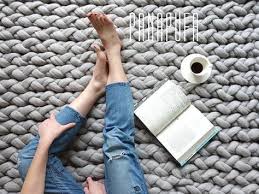 Gestrickte Teppich Klobige Stricken Teppich Garn Teppich Gestrickt Teppich Stricken Teppiche Grosse Hakeln Teppich Hakeln Knit Rug Giant Wool Crochet Rug