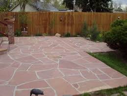 Flagstone Organic Pattern Mortared Flagstone Patio Patio Stones Patio Landscaping