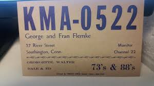 postcard George Frank Georgette Walter Dale Ed Flemke Southington  Connecticut