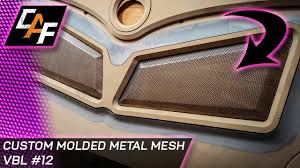 Maybe you would like to learn more about one of these? Molded Metal Mesh For Custom Speaker Grills Caraudiofabrication Youtube