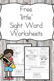 Free Little Sight Word Page Easy Download Sight Word Worksheets Sight Word Worksheets Free Sight Words Kindergarten