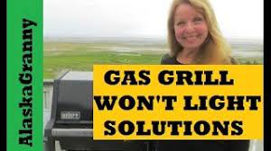 Weber Gas Grill Won T Light Solutions Youtube