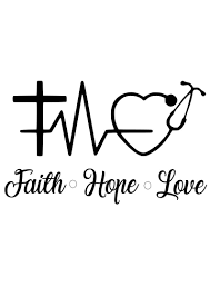 Excited To Share The Latest Addition To My Etsy Shop Faith Hope Love Nurse Life Svg Nurselifesvg Nursesvg Fai Faith Hope Love Faith Hope Stethoscope Heart
