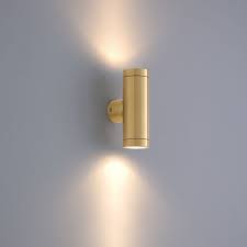 Check spelling or type a new query. Lwa370 6 Watt Brass Exterior Wall Light Up And Down Wall Light