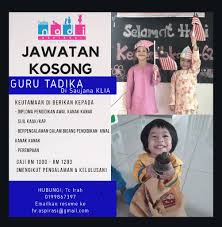 Cari kerja kosong sebagai penulis sambilan? Ikhwan Ø¯Ø± ØªÙˆÛŒÛŒØªØ± Kerja Kosong Di Saujana Klia Sebagai Guru Tadika Cc Bintunabdullah