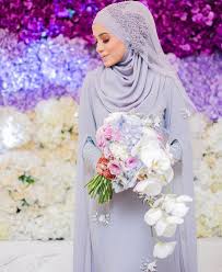 Baju gamis brokat, baju gamis kombinasi. 17 Jubah Nikah Ideas Muslimah Wedding Dress Muslim Wedding Dresses Wedding Dresses