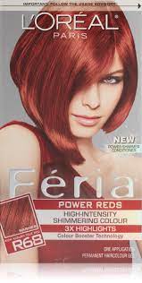 Amazon Com L Oreal Paris Feria R68 Rich Auburn True Red Ruby Rush Beauty Feria Hair Color Loreal Paris Hair Color Hair Color