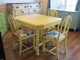 The 25 Best Ideas About Yellow Painted Furniture On Pinterest Yellow Kitchen Tables Dining Table Chairs Painted Dining Table