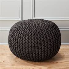 Everyday low prices · curbside pickup · savings spotlights Knitted Graphite Pouf Reviews Cb2