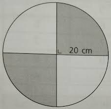 Sekarang masukkan 5 cm ke dalam rumus. Perhatikan Gambar Luas Daerah Yang Diarsir Adalah Cm