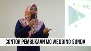 Mc pernikahan bahasa sunda ~ by. Contoh Pembukaan Mc Wedding Sunda Anita Desyawati Youtube
