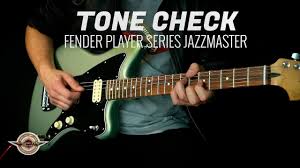 With an offset design & fatter pickups, the fender jazzmaster has made its statement as one of rock 'n' rolls most watch as john dreyer demos the '60s jazzmaster from the vintera series. Tone Check Fender Player Series Jazzmaster Demo No Talking Youtube