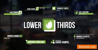 Try this versatile lower third pack if you love minimal style and design. Videohive Image Lower Thirds Free After Effects Templates After Effects Intro Template Shareae