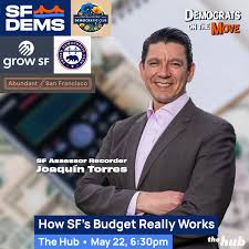 The SF Budget, Demystified: How Our Budget Really Works SF Assessor-Recorder  Joaquin Torres will explain how San Francisco's budget works, what funds  it, and critical dates you should know! Free | In-person
