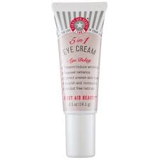 But there are plenty of drugstore options to choose from once you know what ingredients to look for in order to find the best affordable eye creams. 5 In 1 Eye Cream First Aid Beauty Sephora