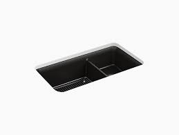 Sears has a great selection of kitchen sinks. Cairn 33 Neoroc Undermount Large Medium Double Bowl Kitchen Sink W Sink Rack K 8204 Kohler Kohler