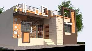 32 Feet Wide Low Cost House Front Design House Porch Design House Front Design Small House Front Design