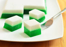Pandan Coconut Jelly Recipe With Images Coconut Jelly Jelly Desserts Cooking With Coconut Milk