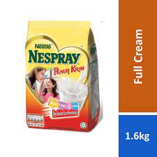 Susu sejat penuh krim (evaporated full cream milk) susu yang telah disejatkan airnya, lebih dikenali sebagai susu cair oleh orang kita. Susu Tepung Penuh Krim 2kg