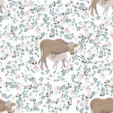 Jersey stoffe eigenen sich super für bequeme kleidung für gross und klein. Jersey Stoff Katia Pretty Cow Die Zauberscheren