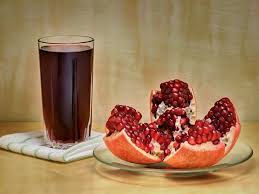 have a gl of pomegranate juice every