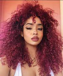 Red wave pixie cut 93. Burgundy Hair Curly Hair Black Hair Beautiful Black Women Black Hair Black Women Curly Hair