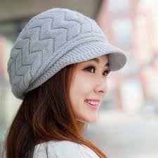 Free tutorial with pictures on how to make a beret in 1 step by knitting with yarn, knitting needles, and tapestry needle. New Design Warm And Cute Hat With Velvet Inside Female Winter Knitted Beret Hat With Brim Fashion Skullies Elegant Ladies Women S Berets Aliexpress