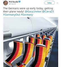 England defeated germany in a competitive game at wembley for the first time since the 1966 world cup final, having been winless in their previous three such encounters. Rival Fans Mock Germany S Humiliating World Cup Exit As Team Prepare To Fly Home Daily Mail Online